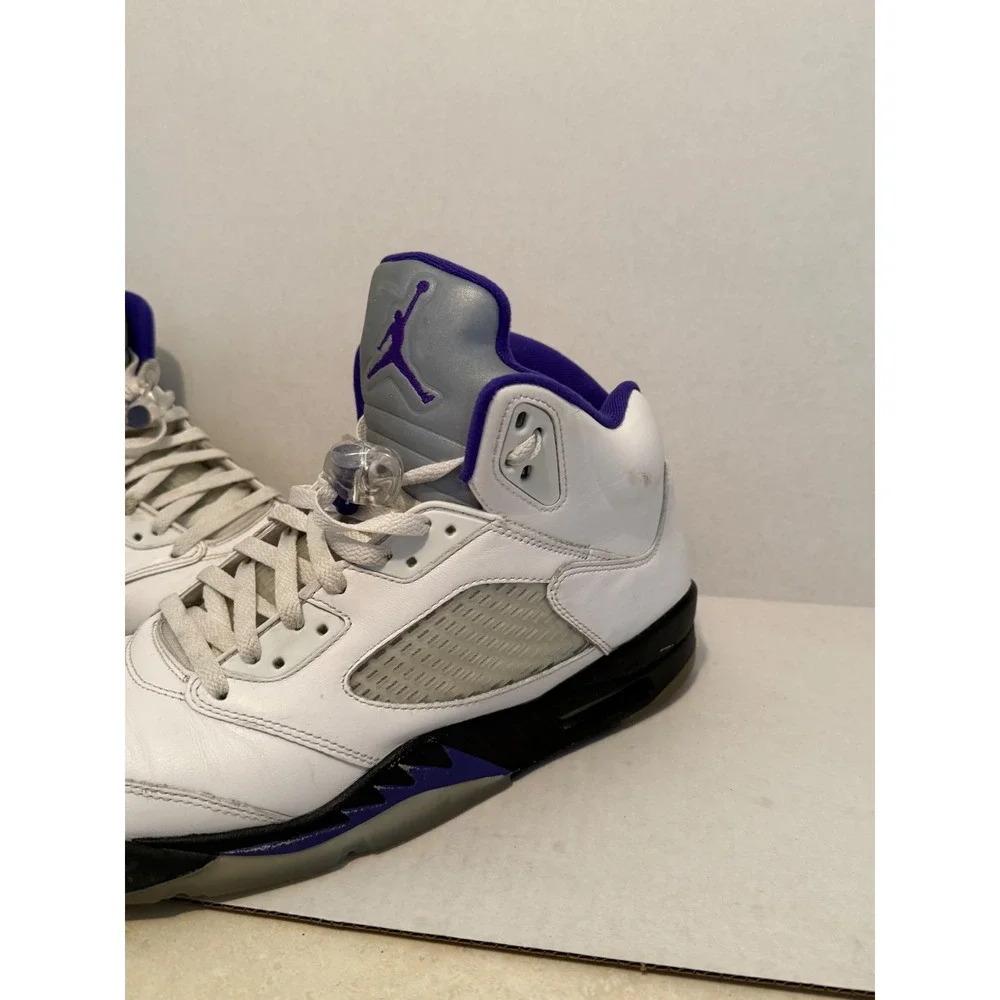 Air Jordan 5 Retro Concord White‎ Purple Black DD0587-141 Mens Size 13